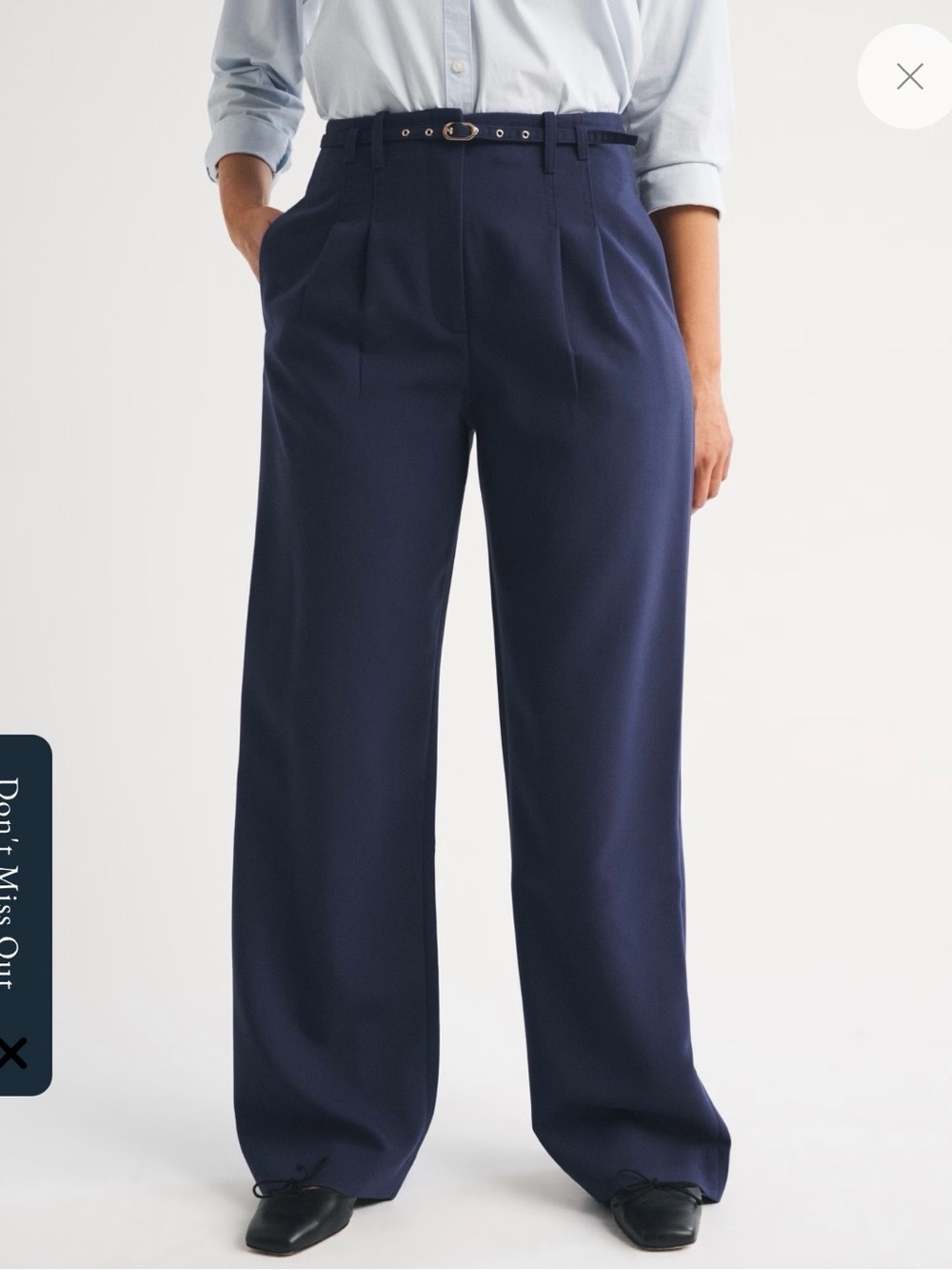Abercrombie & Fitch Sloane Wide Leg Pant